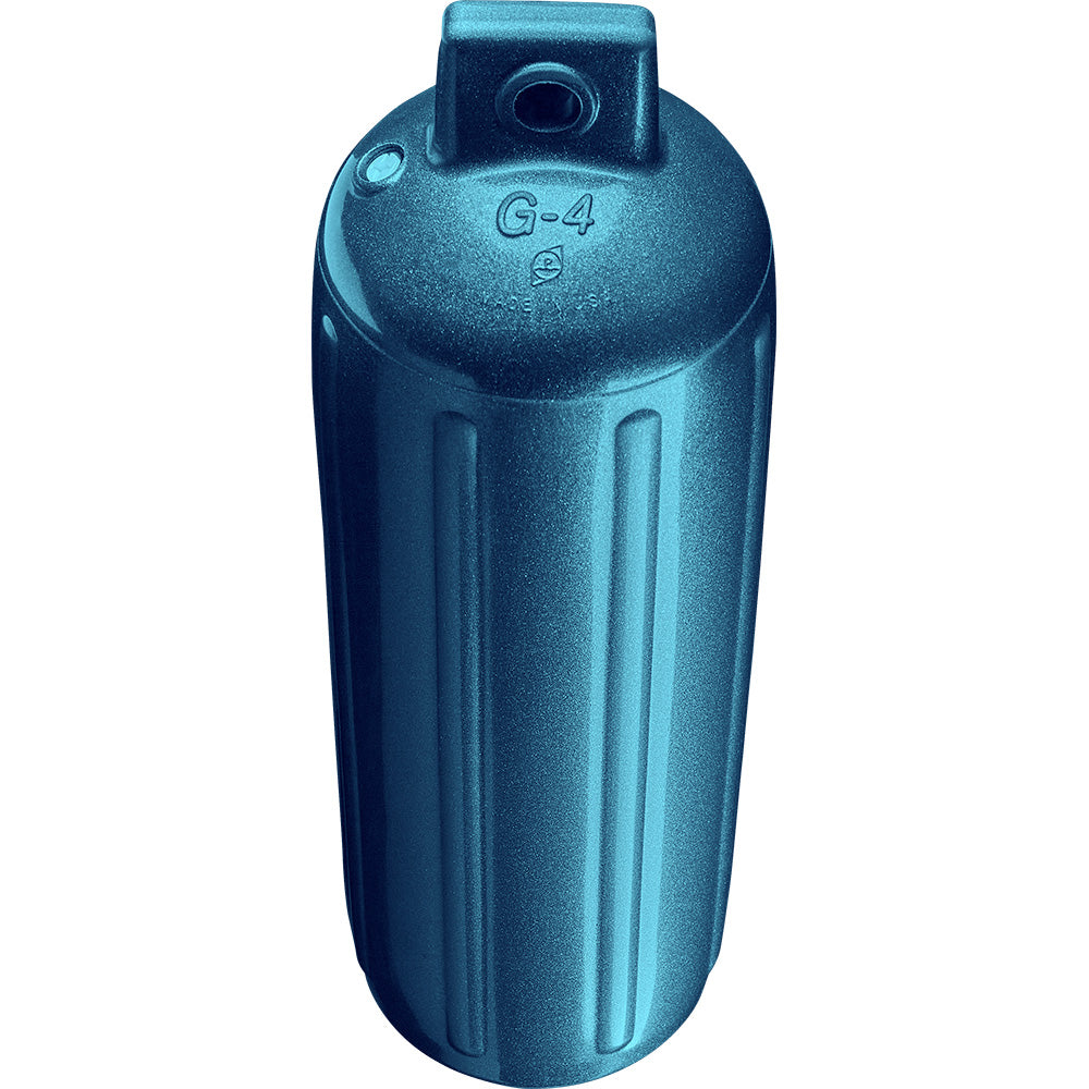 Polyform G-4 Twin Eye Fender 6.5" x 22" - Metallic Blue [G-4 METALLIC BLUE]