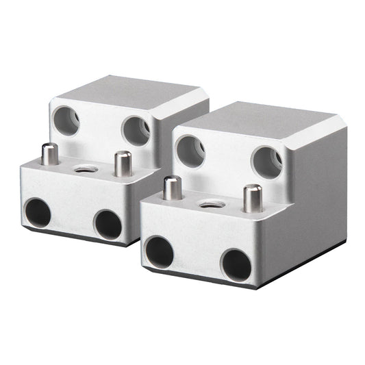PTM Watersports Board Rack Mount - 4 Bolt - Silver - Pair [P13168-1400TEBCL]