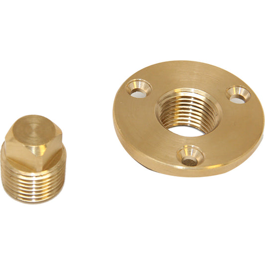 Sea-Dog Garboard Drain  Plug - Machined Bronze [520040-1]