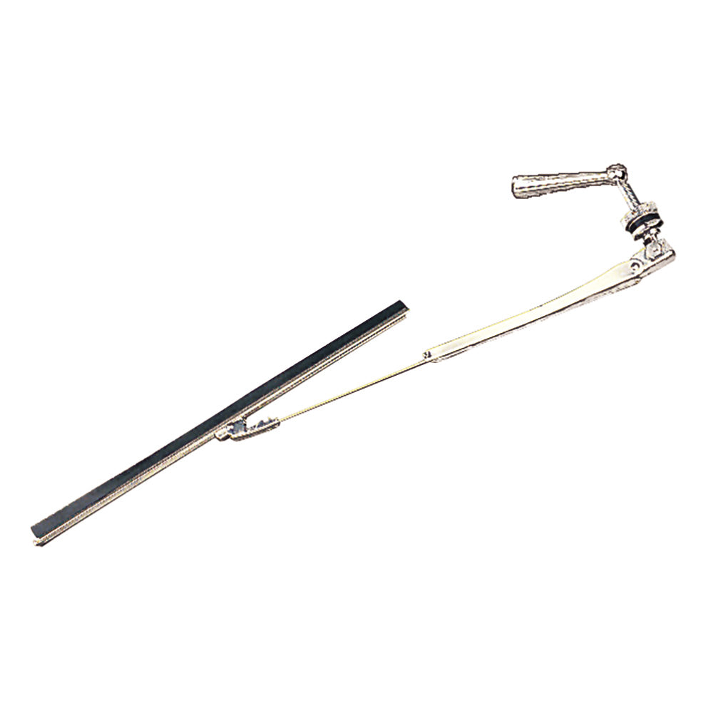 Sea-Dog Manual Windshield Wiper - Machined Brass Chrome Plated [412601-1]