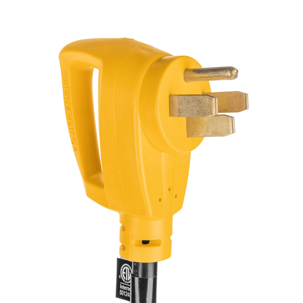 Camco Power Grip 18" Dogbone Adapter - 50 Amp Male/30 Amp Female [55173]