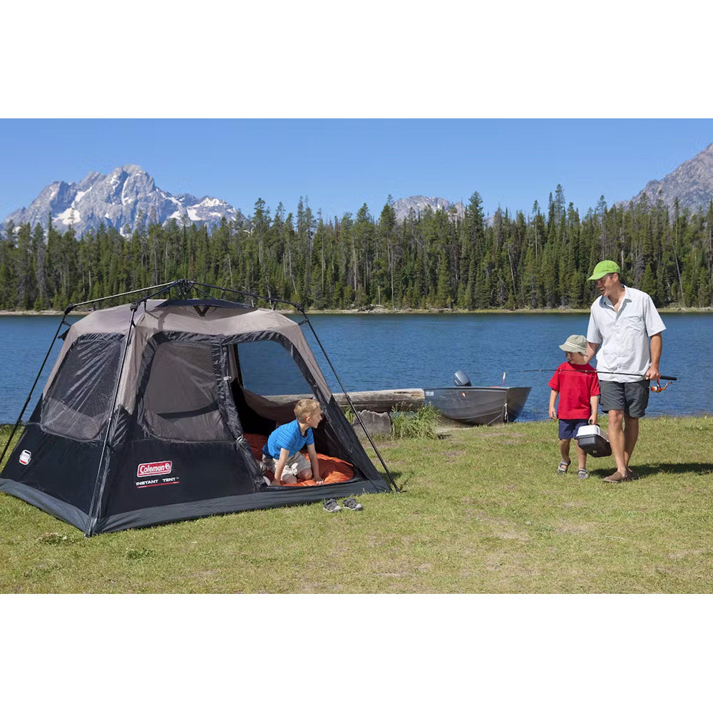 Coleman 4-Person Cabin Camping Tent w/Instant Setup - Black [2206916]