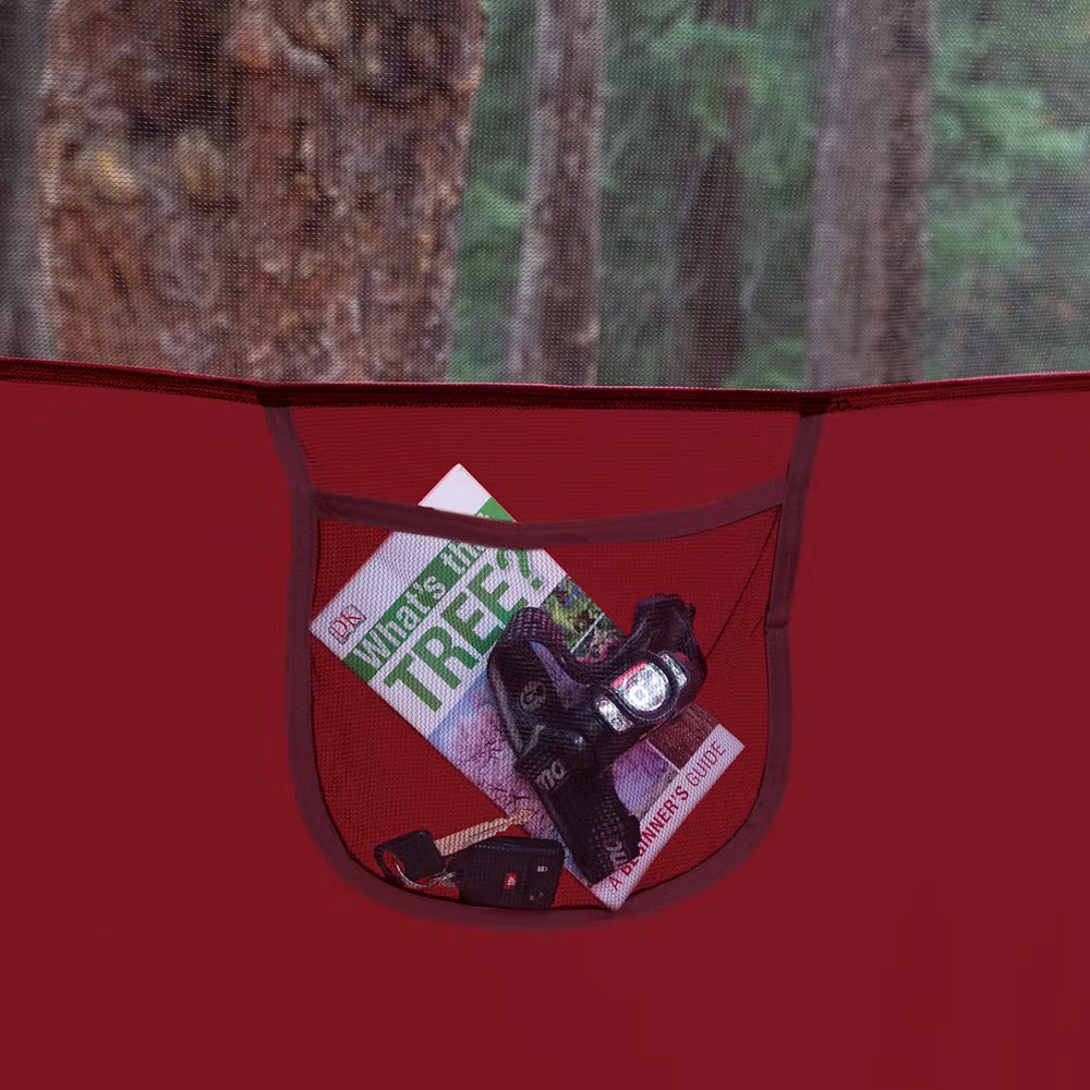 Coleman 4-Person Flatwoods II Lightweight Dome Camping Tent - Red [2207389]