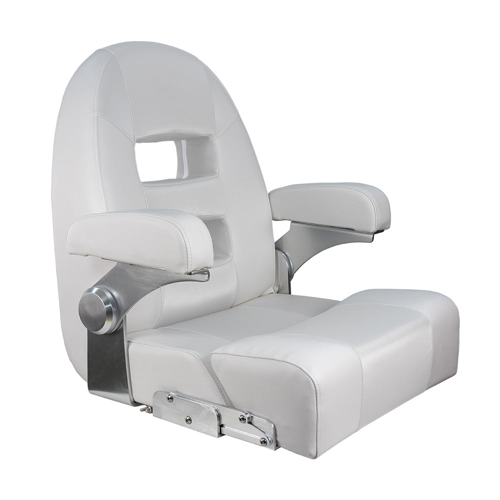 Springfield Center Console Helm Flip-Up - White/White [1042035-W]
