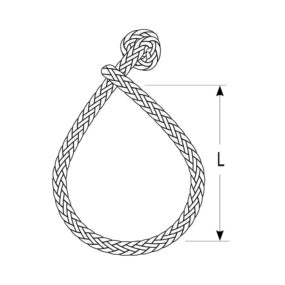 Ronstan Soft Shackle - Size XL - 12mm x 70mm w/Robline Line [DSH-12GRY]