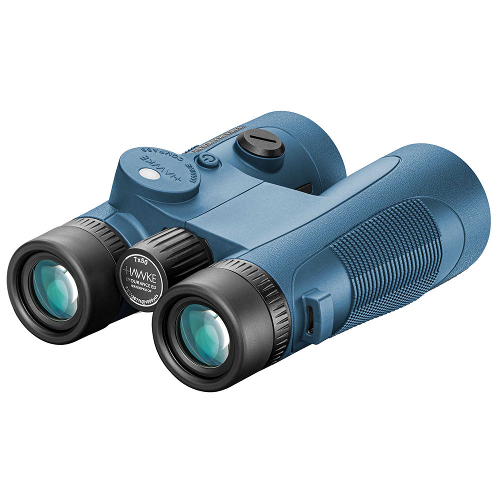 Hawke Optics Endurance ED Marine Binoculars 7x50 - Blue w/Compass [36506]