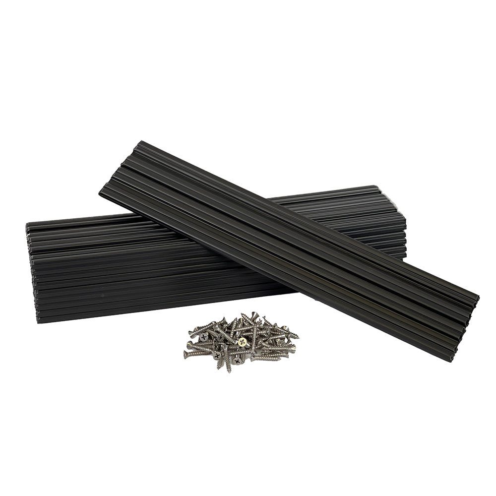 Caliber Marine Slides 3"x15" Black *10-Pack [23010]