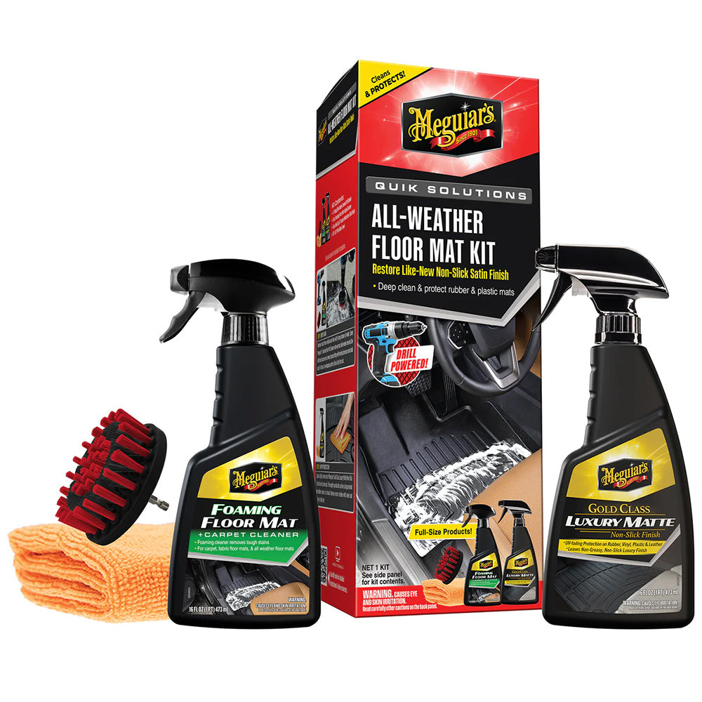 Meguiar's Quik Solutions All-Weather Floor Mat Kit [G55267]
