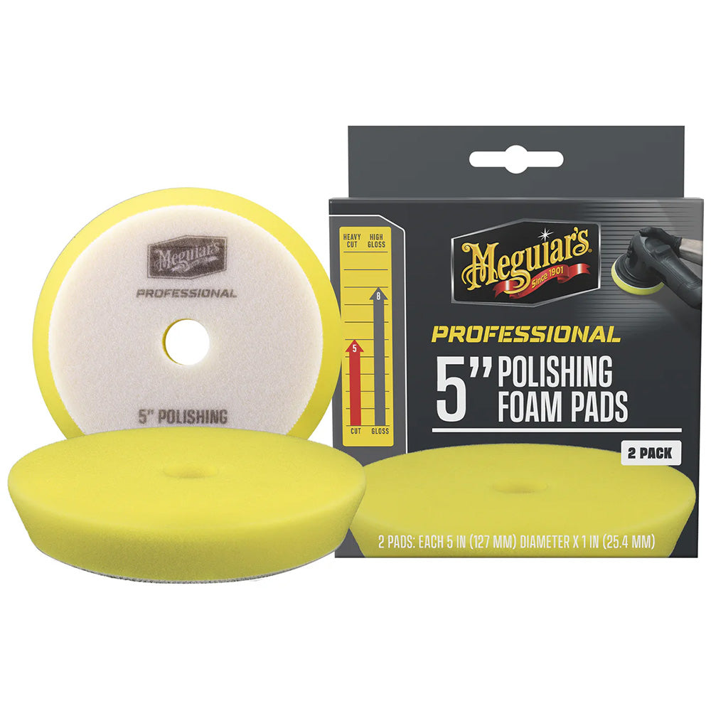 Meguiar's Professional 5" Polishing Foam Pads *2-Pack [M5PFP2]