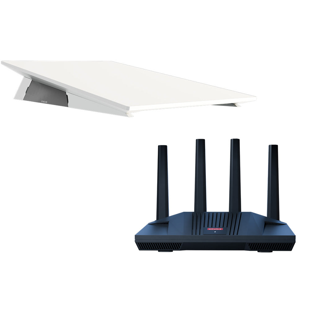 KVH Starlink Performance Gen 3 Kit w/Wedge Mount  CommBox Edge Core Communications Gateway  Wi-Fi Router [72-1113-WEDGE-CO]