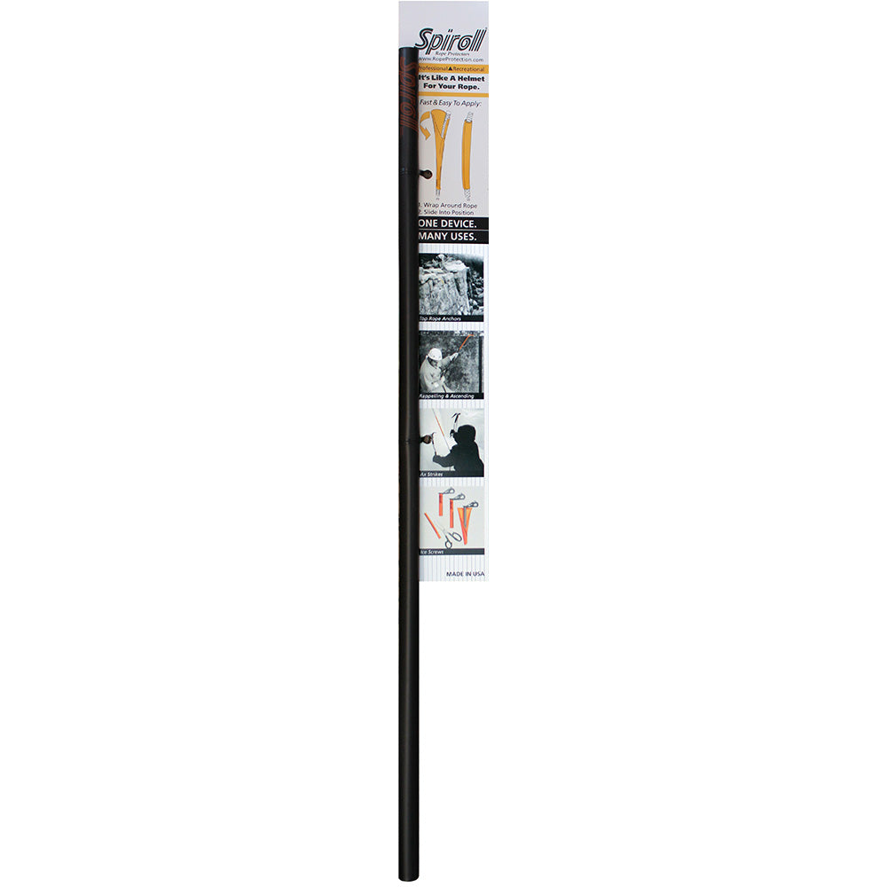 Spiroll Rope Protector Black f/Lines 1/2"  Greater [SPL-24-B-RP]