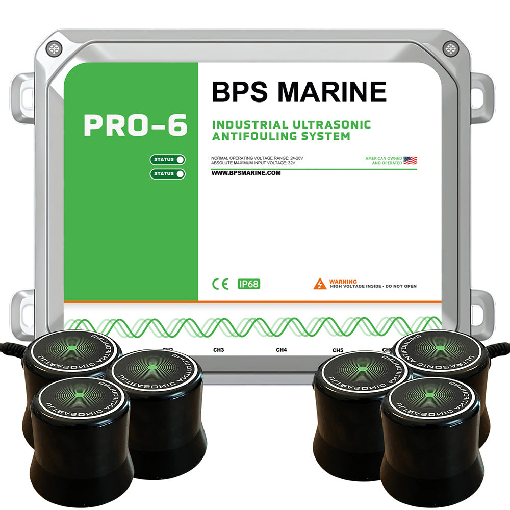 BPS Marine PRO-6 6-Transducer Ultrasonic Antifouling System - 24VDC [24V-PRO-6]