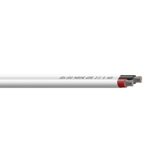 Sea-Dog 6/2 AWG Flat Duplex Wire Red/Black - 100' [8006202]