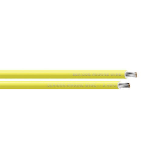 Sea-Dog 8 AWG Yellow Primary Wire - 100' [8008032]