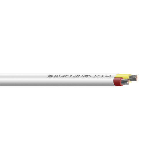 Sea-Dog 8/2 AWG Flat Duplex Safety Wire Red/Yellow - 100' [8008222]
