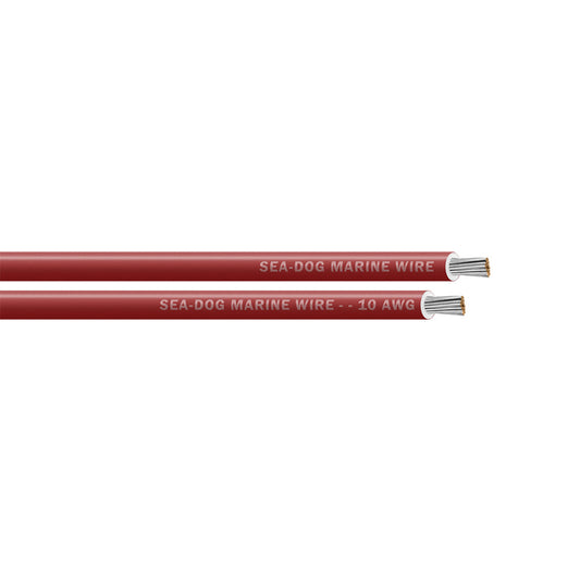 Sea-Dog 10 AWG Red Primary Wire - 25' [8010020]