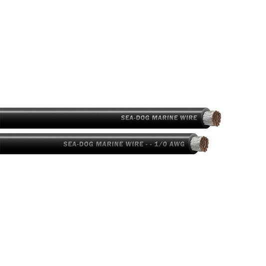 Sea-Dog 1/0 AWG Black Battery Cable - 250' [8011014]
