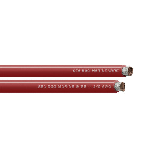 Sea-Dog 1/0 AWG Red Battery Cable - 250' [8011024]