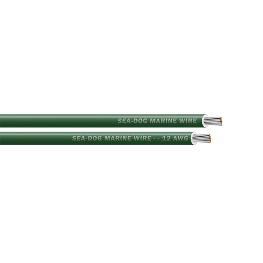 Sea-Dog 12 AWG Green Primary Wire - 400' [8012046]