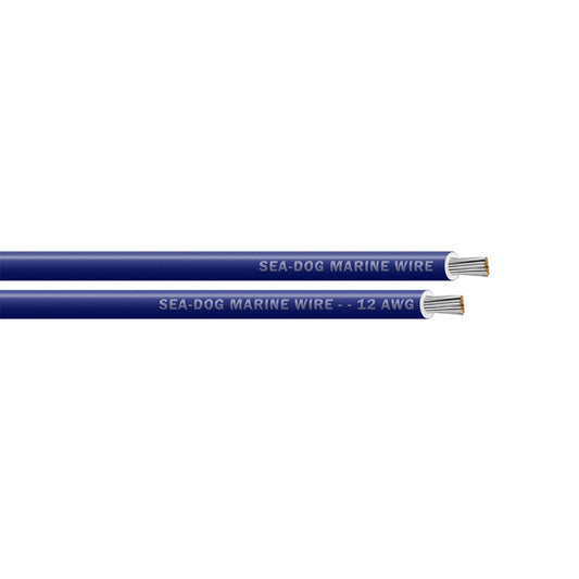 Sea-Dog 12 AWG Dark Blue Primary Wire - 1000' [8012069]