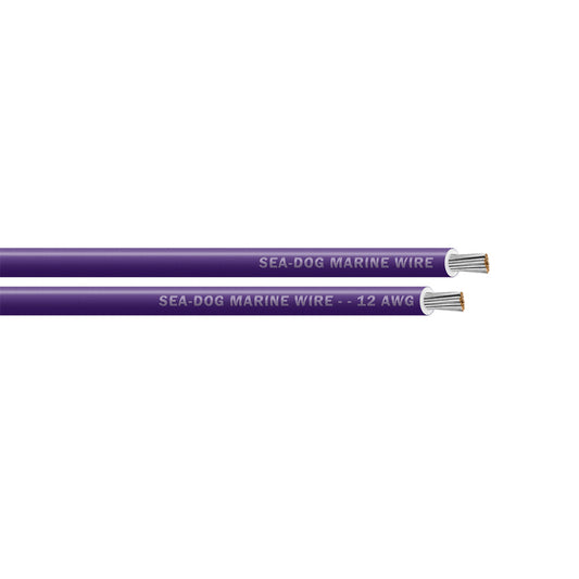 Sea-Dog 12 AWG Purple Primary Wire - 25' [8012100]