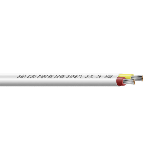 Sea-Dog 14/2 AWG Flat Duplex Safety Wire - Red/Yellow - 500' [8014227]