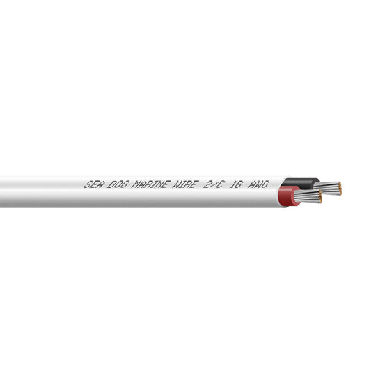 Sea-Dog 16/2 Flat Duplex Wire - Red/Black - 25' [8016200]
