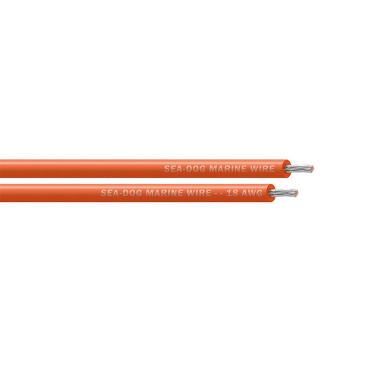 Sea-Dog 18 AWG Orange Primary Wire - 1000' [8018089]