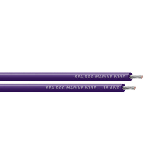Sea-Dog 18 AWG Purple Primary Wire - 500' [8018107]