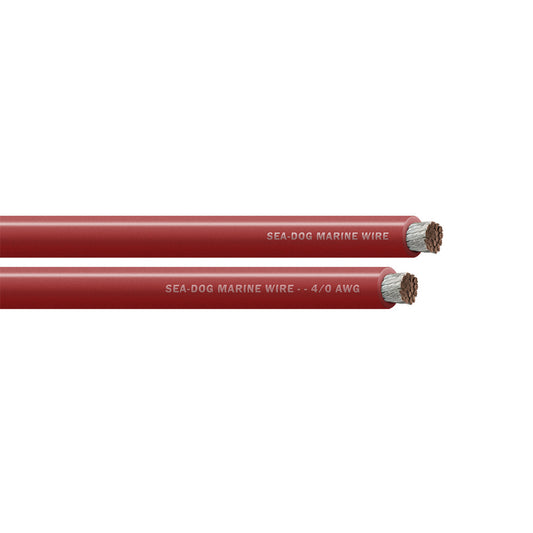 Sea-Dog 4/0 AWG Red Battery Cable - 250' [8041024]