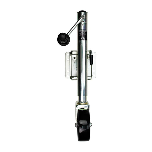 Powerwinch Saltwater Series Jack - 1000lb, Bolt-On, Single Wheel, Zinc 500+ HR Salt Spray [21600-J-1000-B1-Z-R]