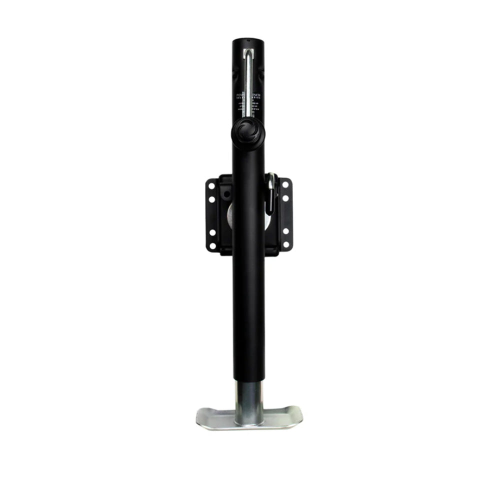 Powerwinch Select Series Jack - 2500lb, Bolt-On, Flat Plate, Carbon Black [21400-J-2500-BF-B-R]