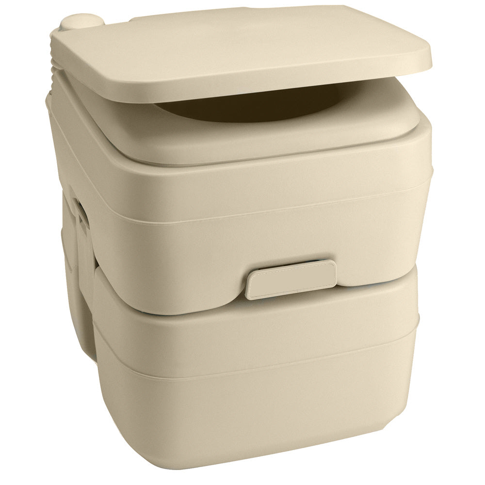 Dometic 965 Portable Toilet w/Mounting Brackets- 5 Gallon - Parchment  [311096502]