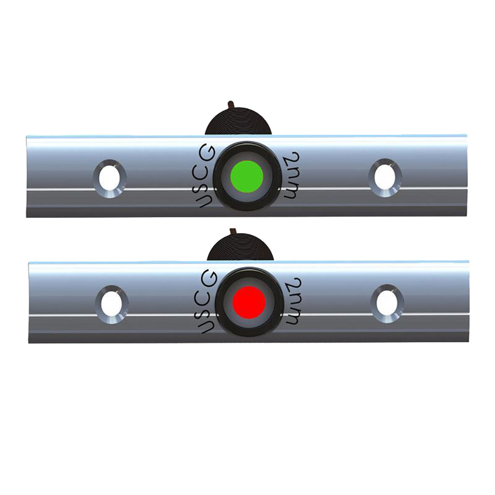 TACO Rub Rail Mounted LED Navigation Light Set - 4" w/Deutsch Plug Port  Starboard [F38-6810B-1]