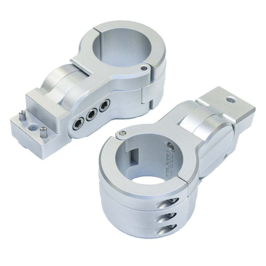 PTM Watersports Board Rack Mounts - 2.5" Pipe Clamp - Silver [P13198-2500TEBCL]