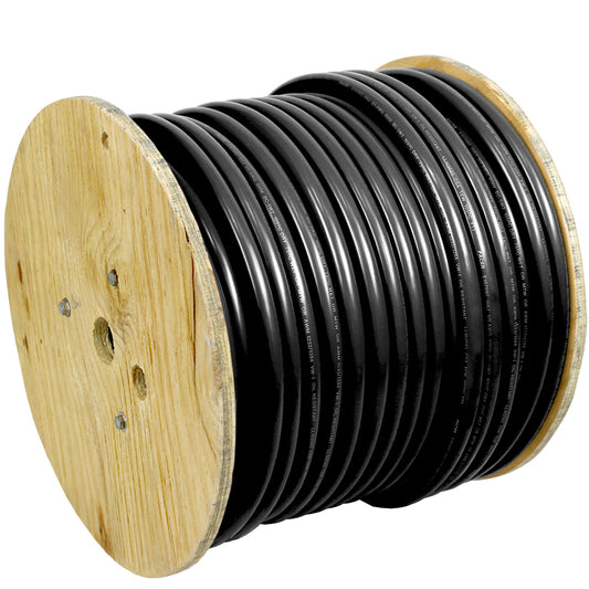 Pacer Black 4 AWG Battery Cable - 250  [WUL4BK-250]