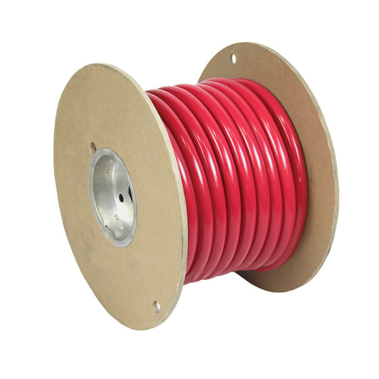 Pacer Red 1/0 AWG Battery Cable - 25  [WUL1/0RD-25]