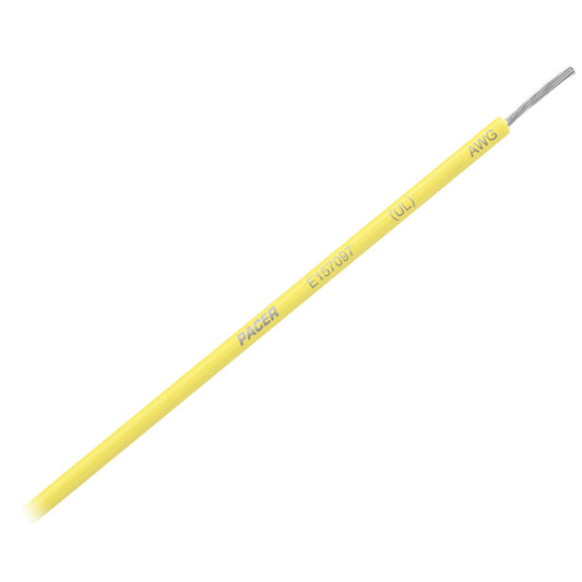 Pacer Yellow 12 AWG Primary Wire - 25  [WUL12YL-25]