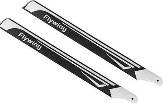 1 Pair FLY WING FW450 370mm Carbon Fiber Main Blades for FW450/X3/X360 Tarot 450L RC Helicopter